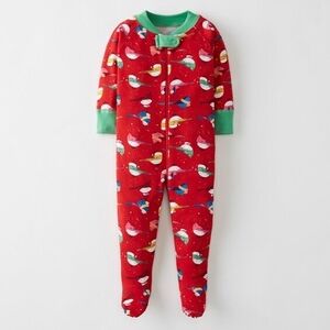 {Hanna Andersson} Red Snowbird Kids Footie Pajamas